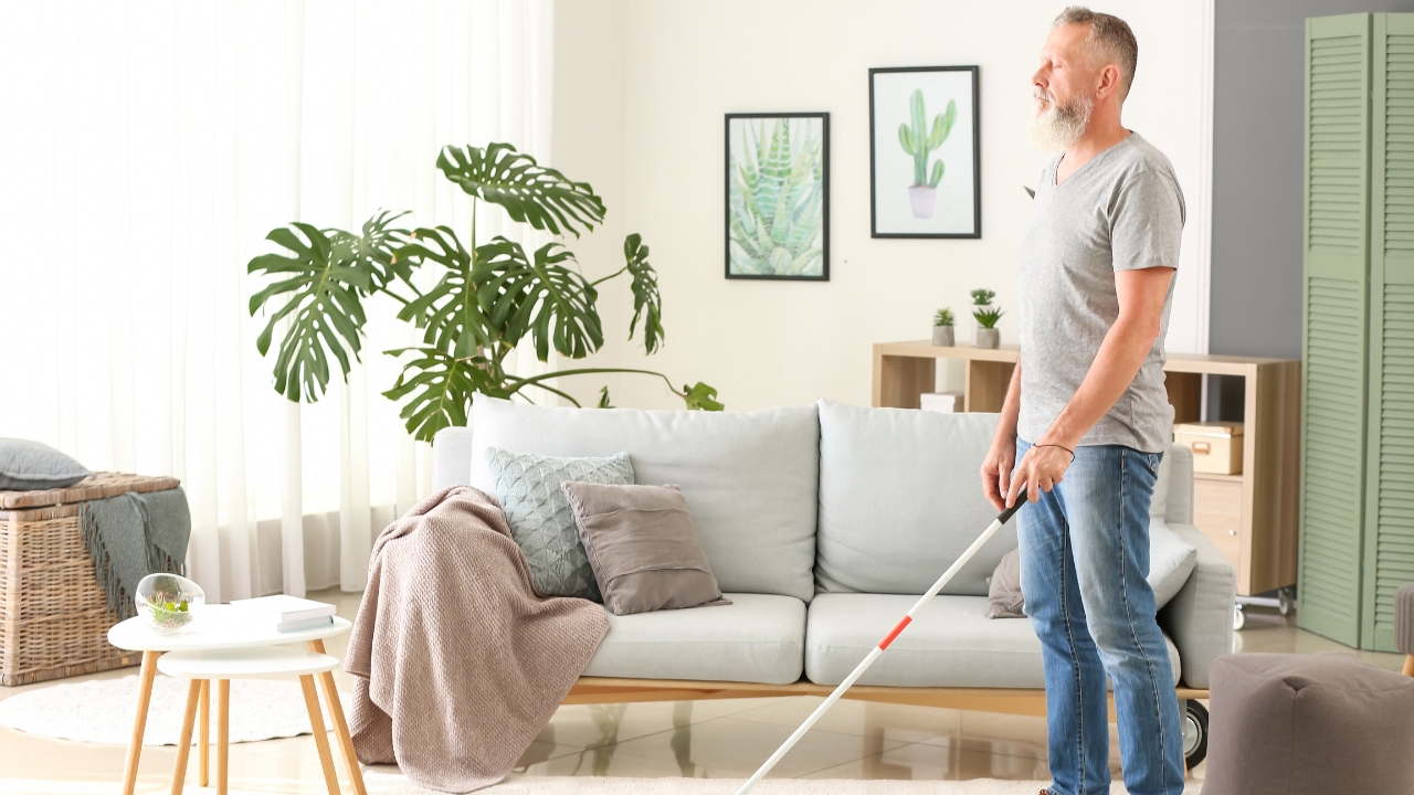 featured image used for the section on how to be inclusive at home for the vision impaired.