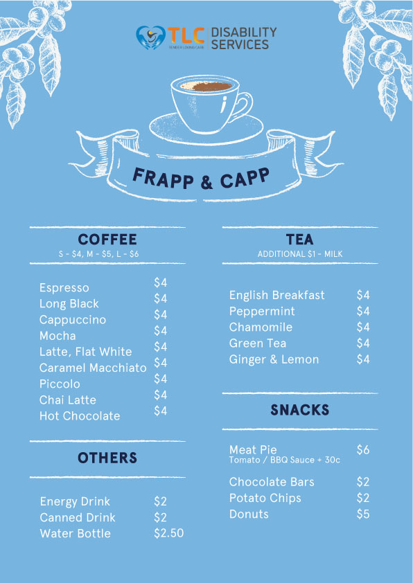 frapp & capp menu